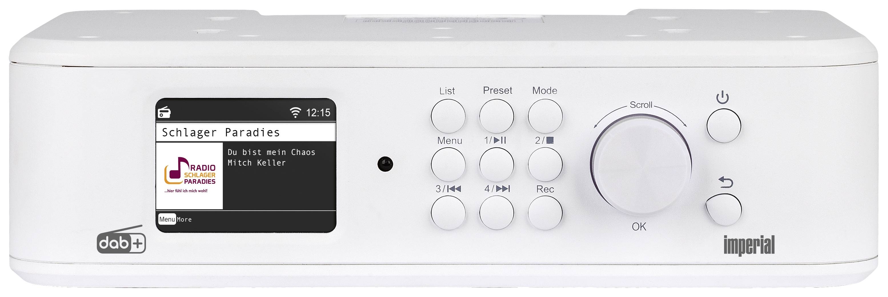 Imperial DABMAN i460 (ws) Radio de cuisine Internet Internet, DAB+, FM, FM Bluetooth, radio internet, FM, USB, WiFi, radio