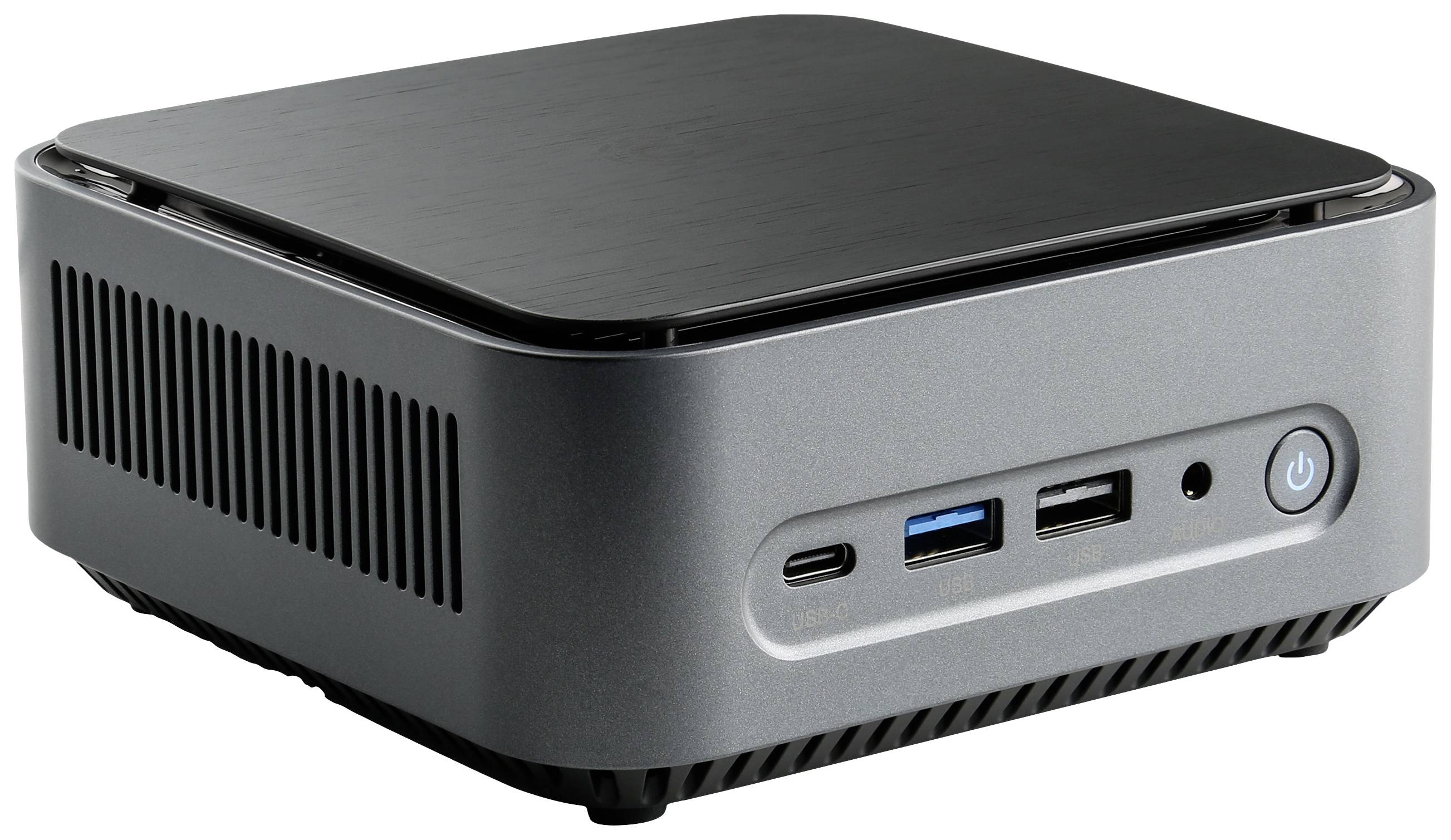 CSL Computer Mini-PC (HTPC) Narrow Box Premium Intel® N N200 3.7 GHz 8 GB RAM 500 GB SSD Intel Graphique UHD Win 11 Pro 90663