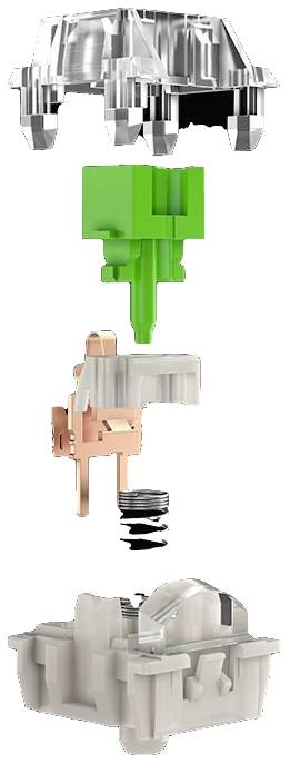 RAZER Mechanical Switches Pack Green Commutateur de clavier vert, transparent