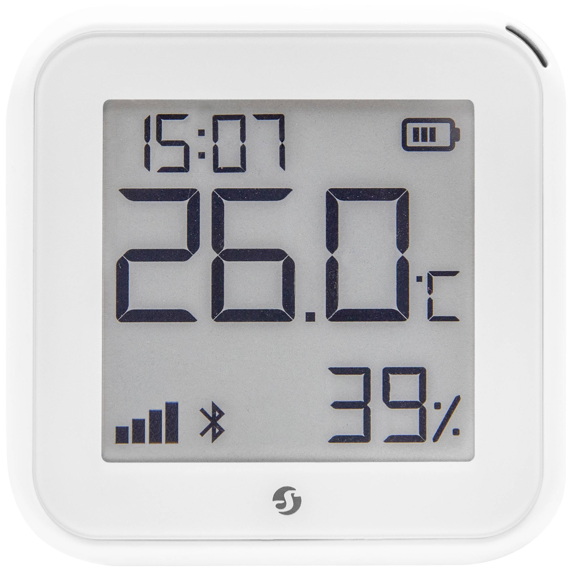 Shelly H&T Gen 3 Matte White Capteur thermométrique/hygrométrique sans fil Bluetooth, Wi-Fi