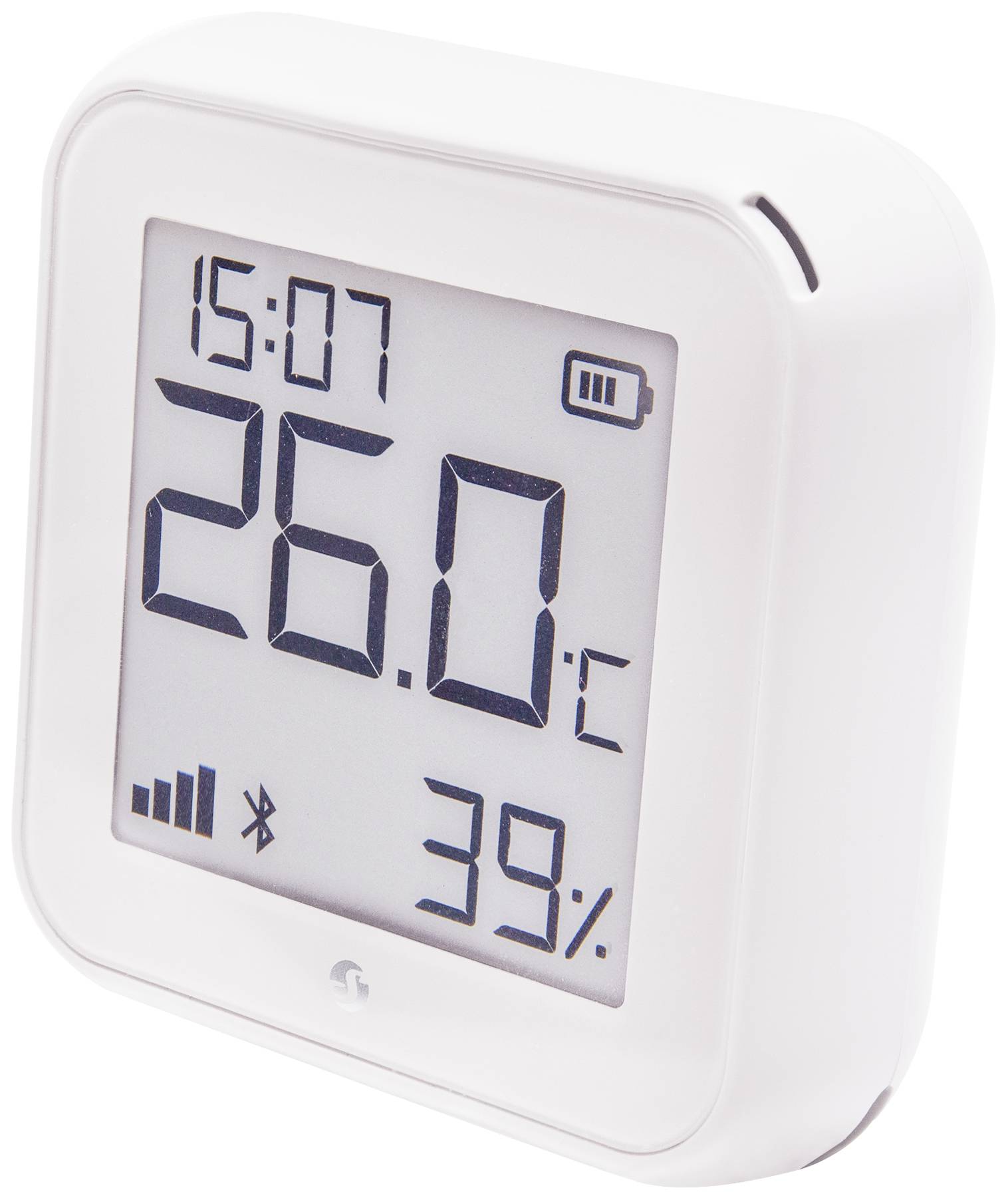 Shelly H&T Gen 3 Matte White Capteur thermométrique/hygrométrique sans fil Bluetooth, Wi-Fi