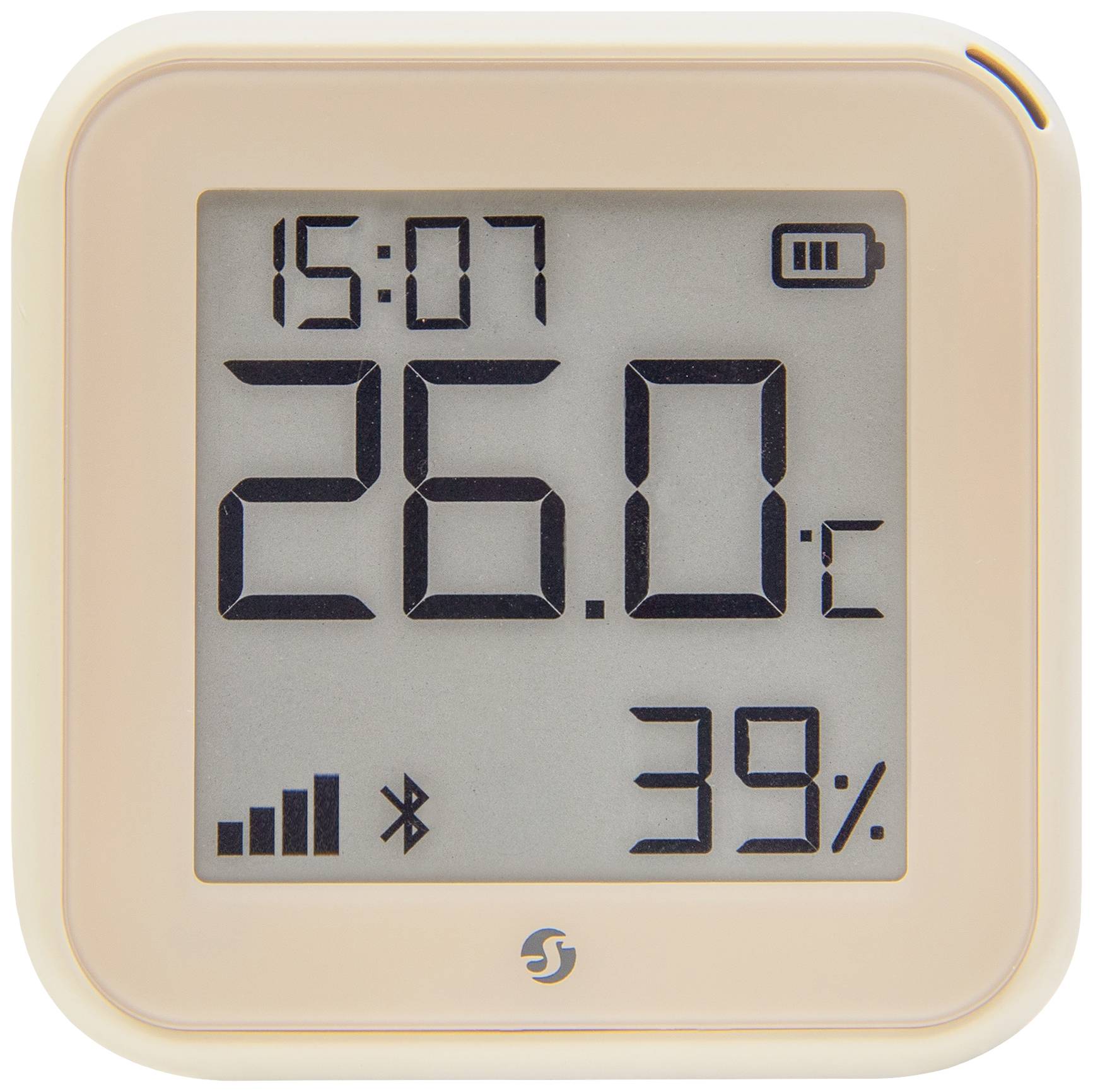 Shelly H&T Gen 3 Mocha Capteur thermométrique/hygrométrique sans fil Bluetooth, Wi-Fi