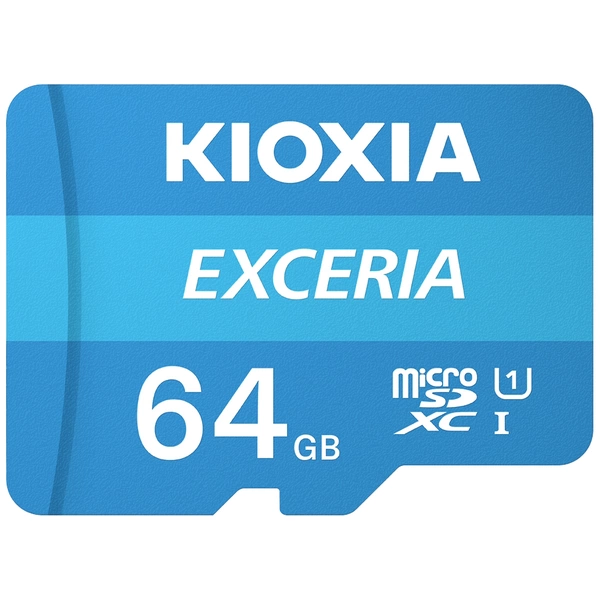 Kioxia EXCERIA Carte microSDXC 64 GB UHS-I résistance aux chocs, étanche Kioxia EXCERIA Carte microSDXC 64 GB UHS-I résistance aux chocs, étanche