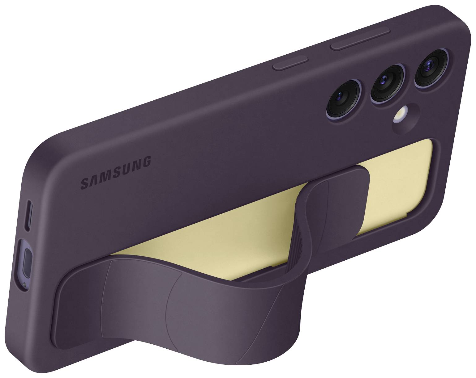 Samsung Standing Grip Coque arrière Samsung Galaxy S24 lilas fonction socle