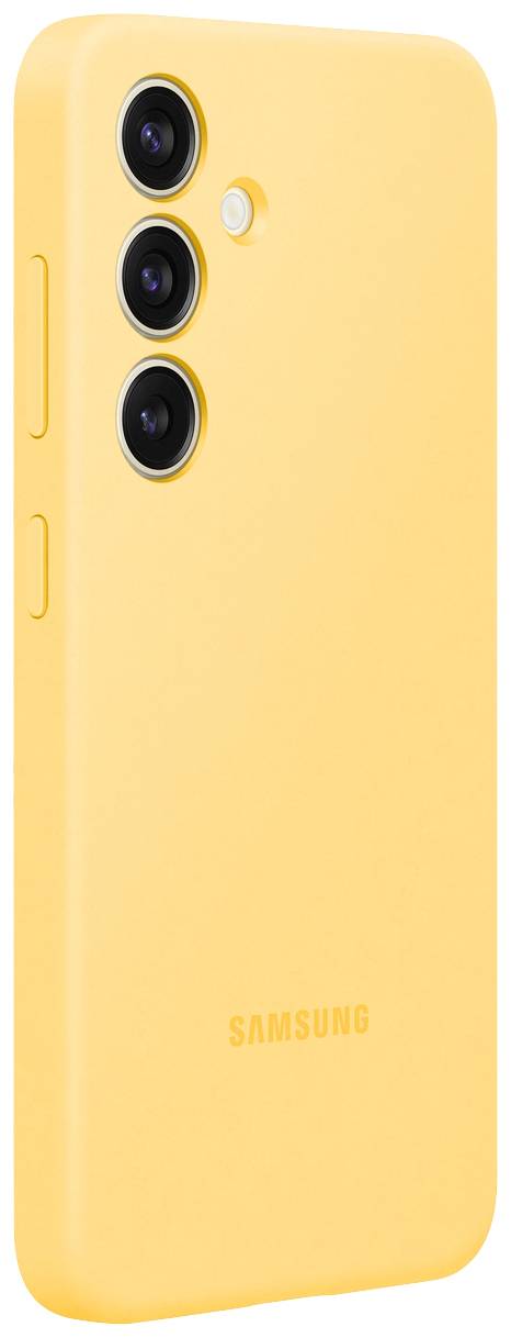 Samsung Silicone Coque arrière Samsung Galaxy S24 jaune