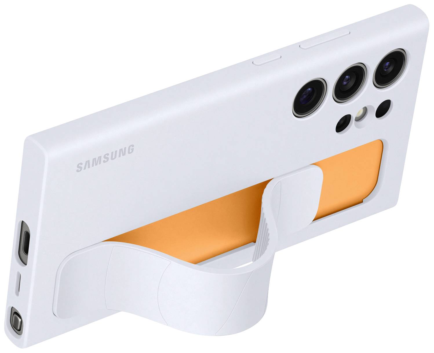 Samsung Standing Grip Coque arrière Samsung Galaxy S24 Ultra bleu clair fonction socle