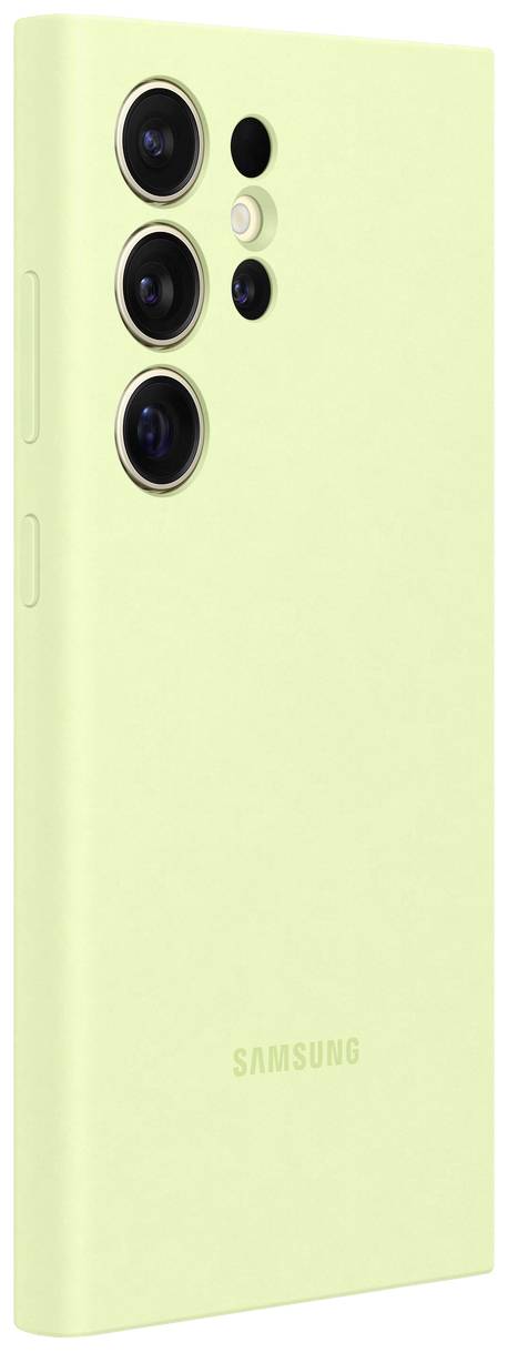 Samsung Silicone Coque arrière Samsung Galaxy S24 Ultra vert citron