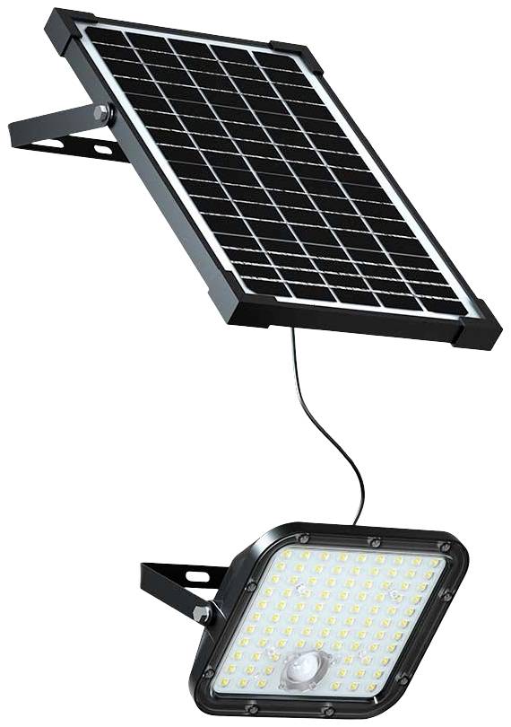 V-TAC VT-432 10311 Projecteur d'éclairage LED, Panneau solaire 30 W Couleur d'éclairage (ampoule LED): blanc froid