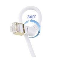 Renkforce RF-6071572 RJ45 Câble réseau, câble patch CAT 8 S/FTP 1.00 m blanc Contacts enfichables orientables à 360°, Câble de Renkforce RF-6071572 RJ45 Câble réseau, câble patch CAT 8 S/FTP 1.00 m blanc Contacts enfichables orientables à 360°, Câble de