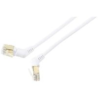 Renkforce RF-6071572 RJ45 Câble réseau, câble patch CAT 8 S/FTP 1.00 m blanc Contacts enfichables orientables à 360°, Câble de Renkforce RF-6071572 RJ45 Câble réseau, câble patch CAT 8 S/FTP 1.00 m blanc Contacts enfichables orientables à 360°, Câble de
