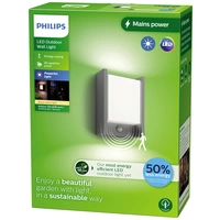 Philips LED Arbour 8720169263833 Applique LED extérieure avec détecteur de mouvement LED 3.8 W anthracite Philips LED Arbour 8720169263833 Applique LED extérieure avec détecteur de mouvement LED 3.8 W anthracite
