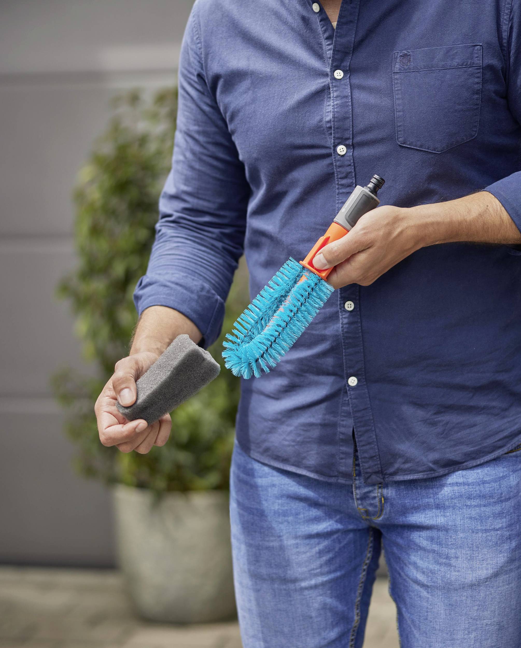 Brosse pour vélo 18848-20 Gardena Combisystem