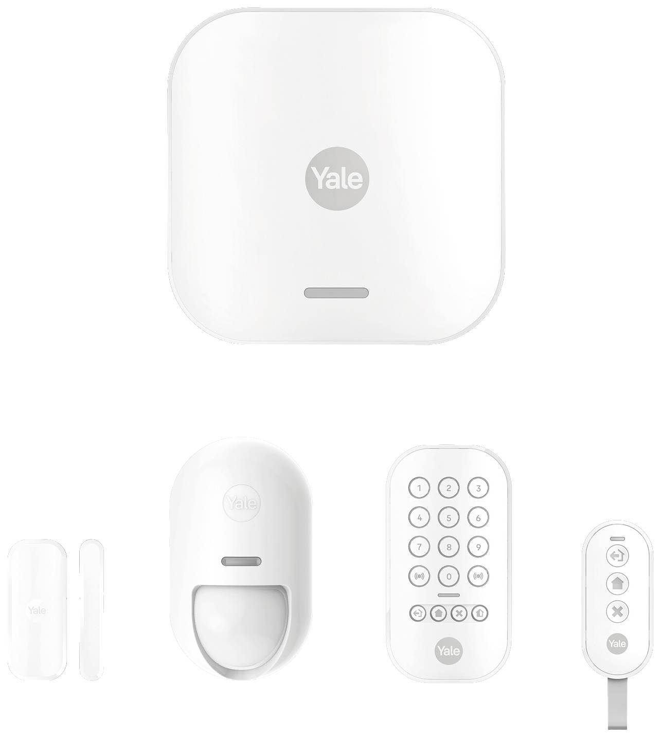 YALE AL-SK1-1A-EU Pack système d'alarme sans fil Pack alarme sans fil + accessoires