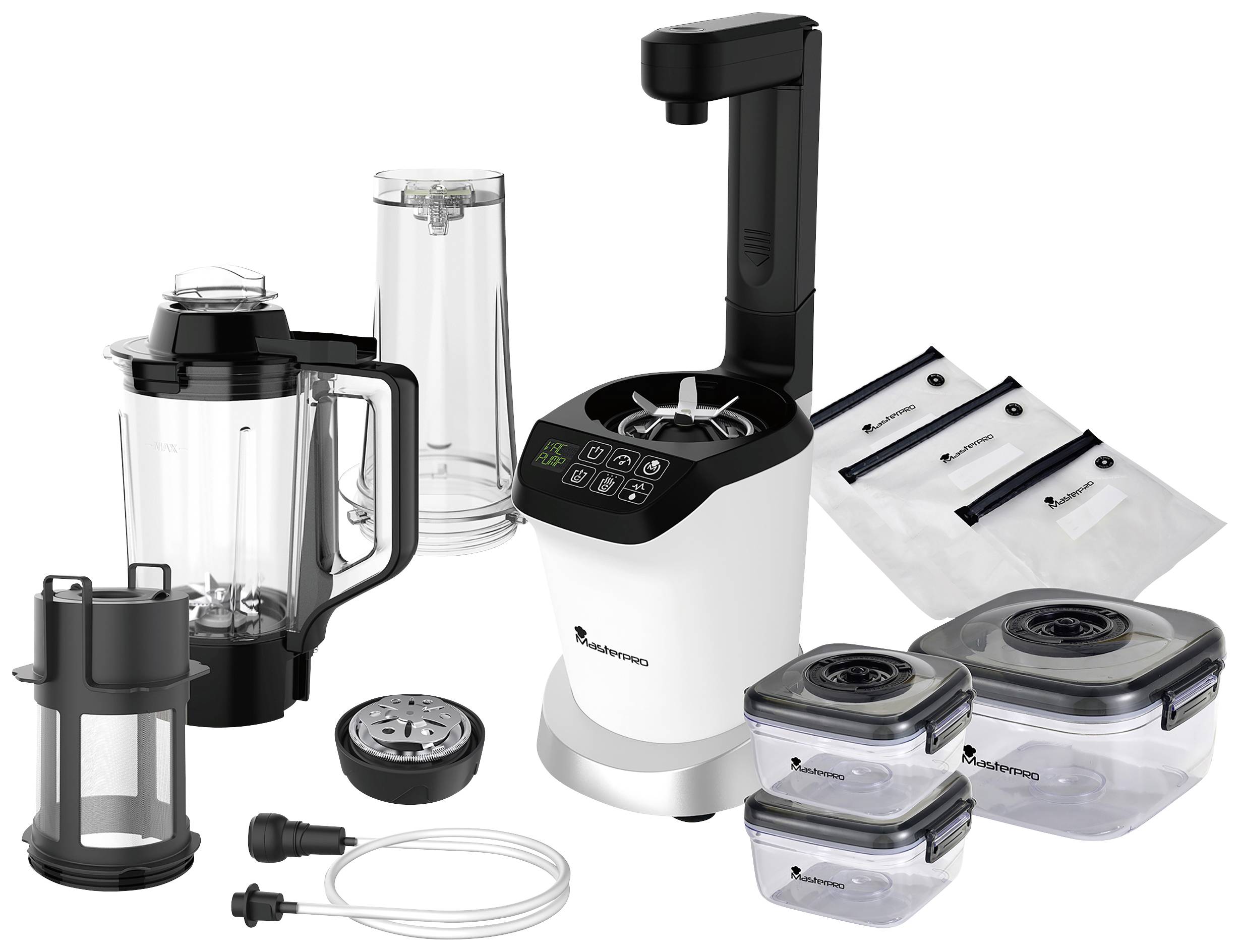 MasterPRO Mixeur sur pied 1000 W blanc, noir