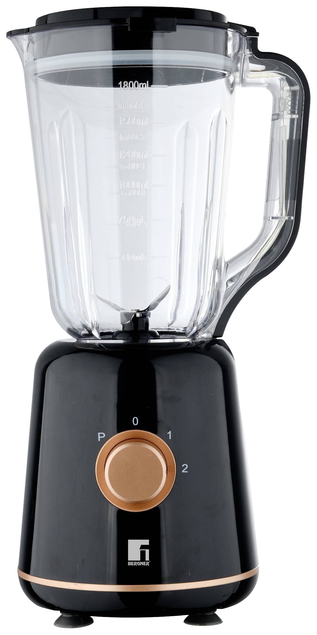 Bergner Mixeur sur pied 800 W noir, cuivre