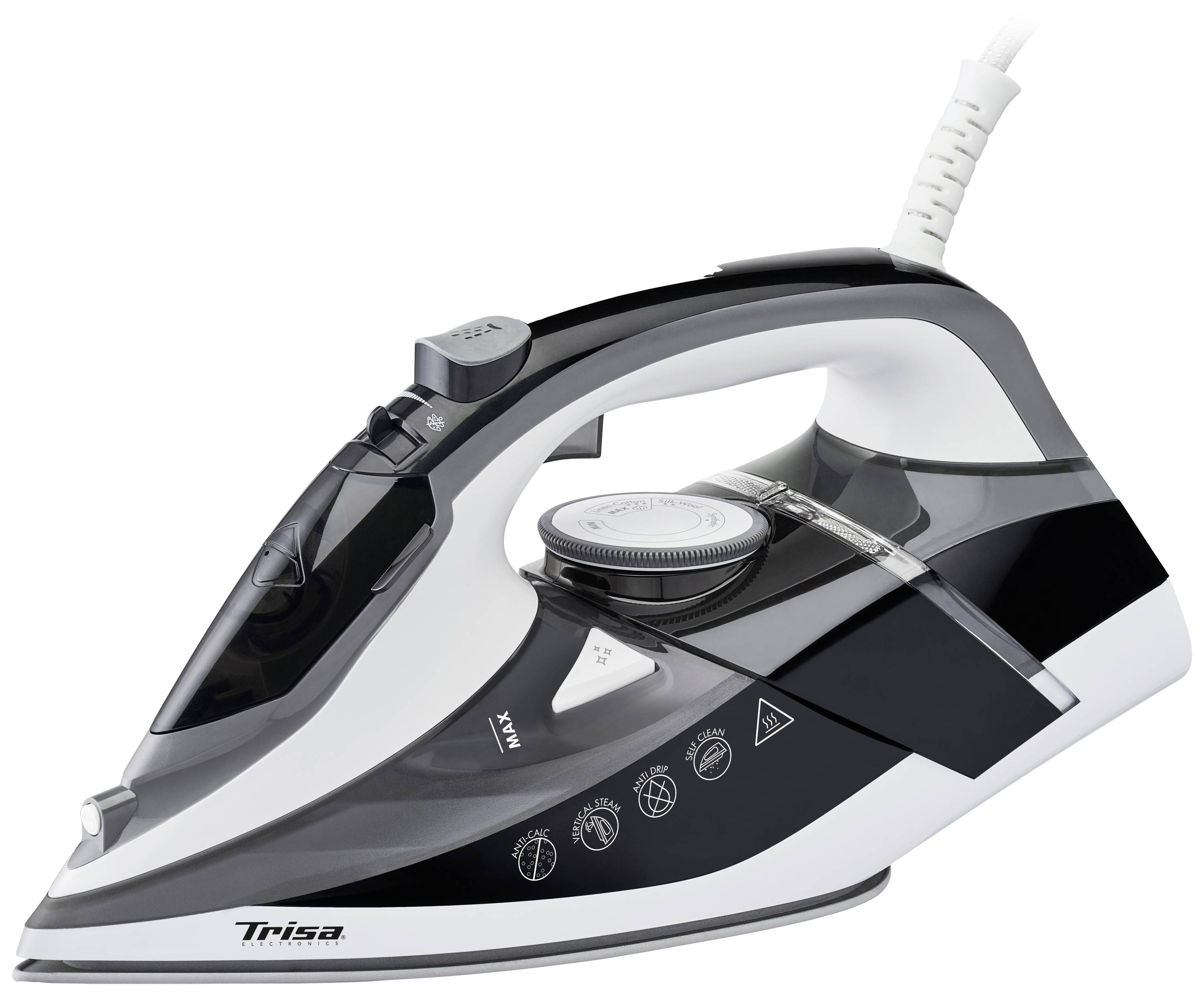 Fer à repasser à vapeur Trisa Profi Steam i6242 noir, gris, blanc 2400 W