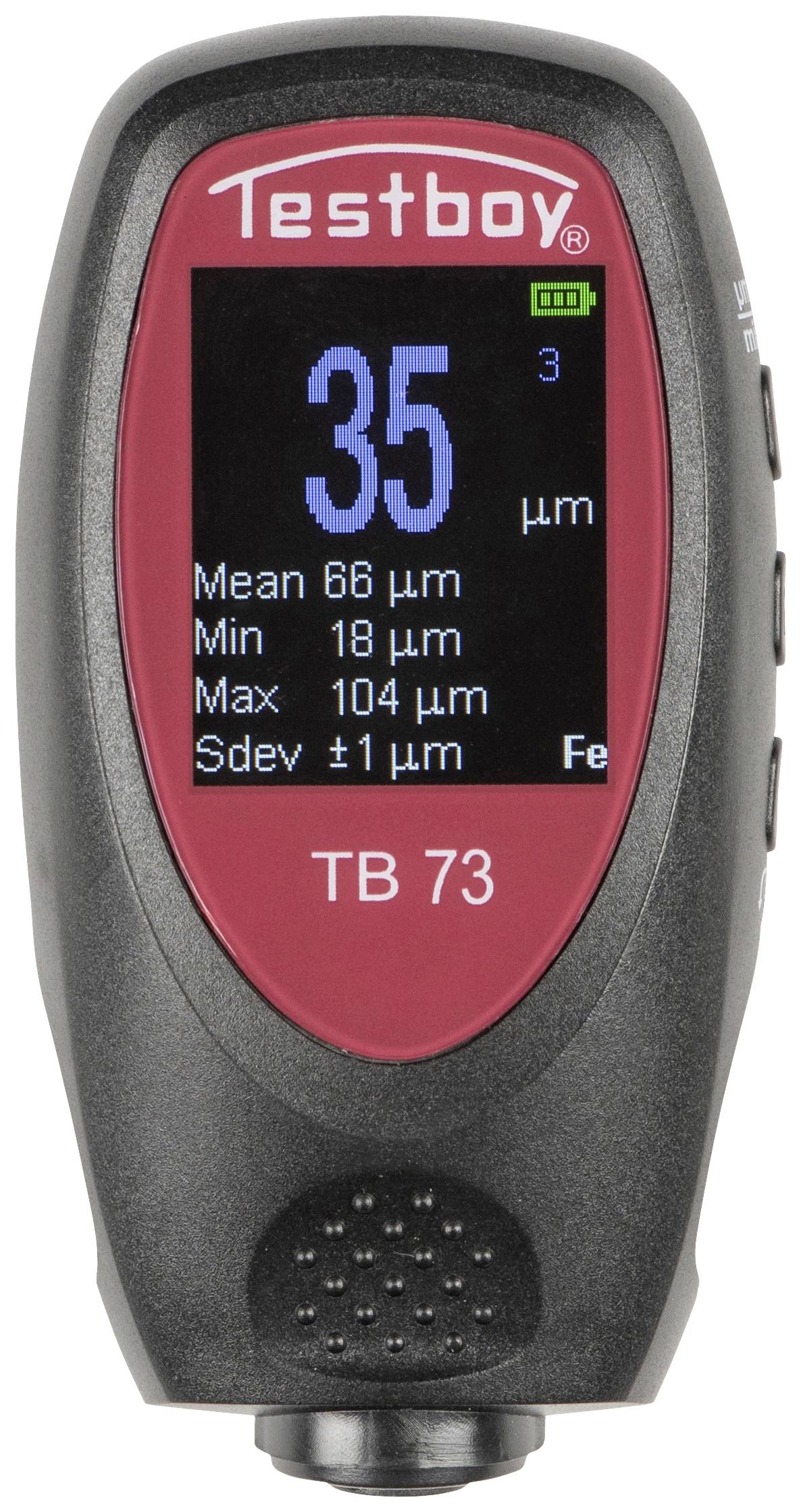 Testboy TB 73 Appareil de mesure d'épaisseur de couche 0 - 2000 µm