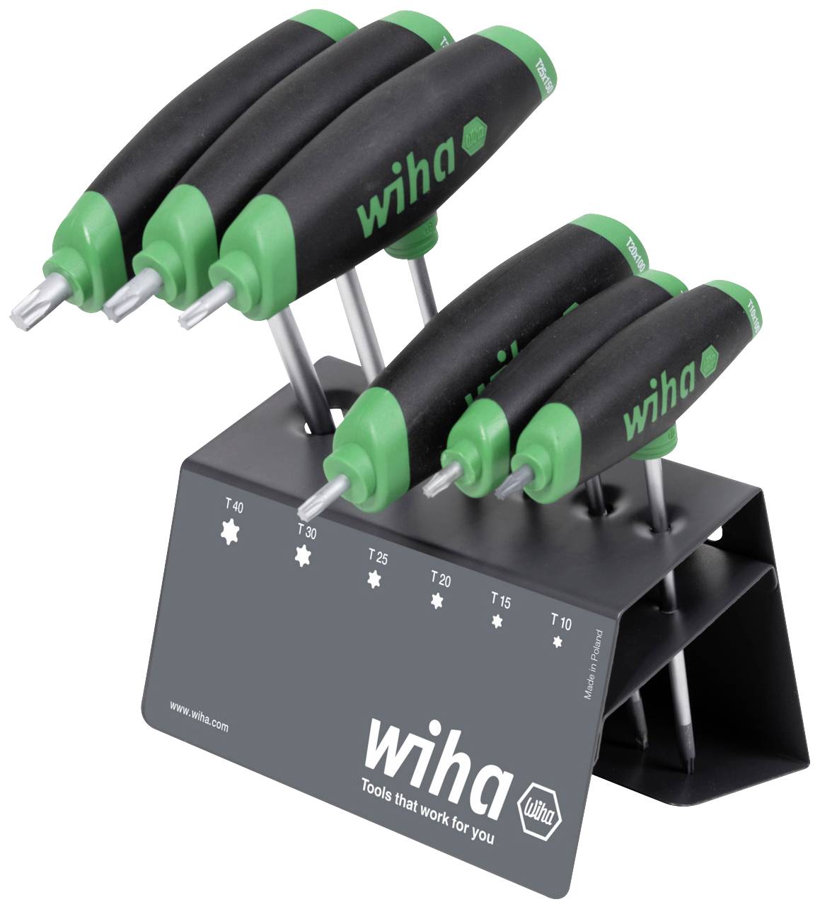 Wiha TORX Tournevis Torx T 10, T 15, T 20, T 25, T 30, T 40 7 pièces