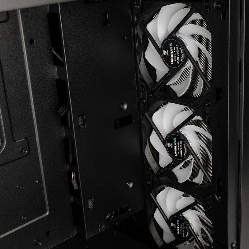 Tour midi Kolink Unity Solar ARGB Mesh Boîtier PC noir