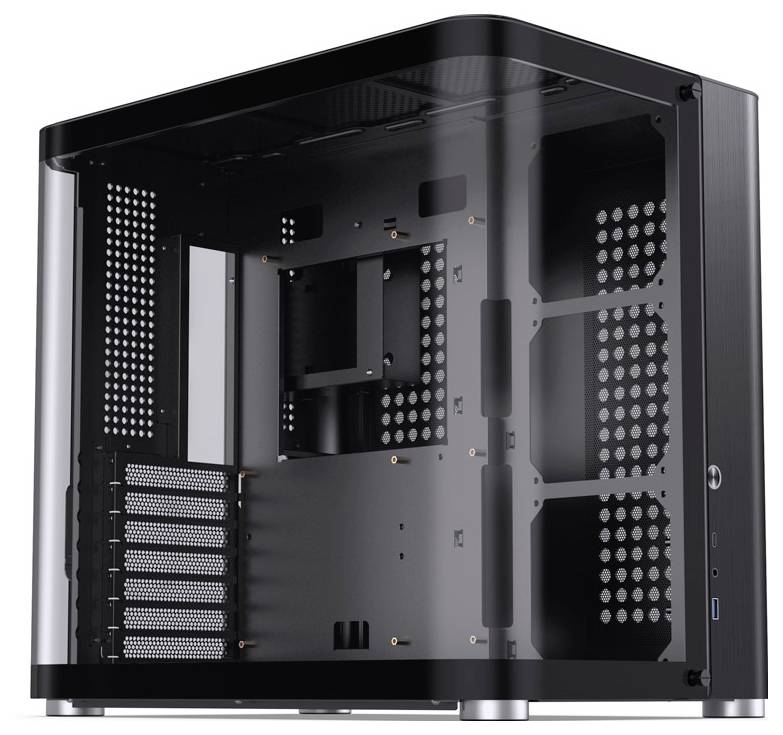 Tour midi Jonsbo TK-2 2.0 Tempered Glass Boîtier PC noir