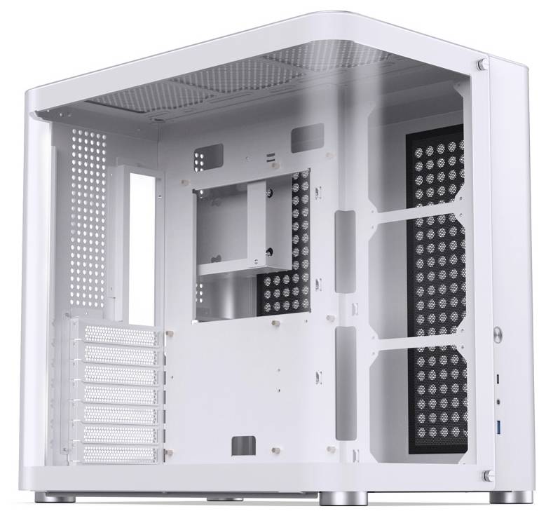 Tour midi Jonsbo TK-2 2.0 Tempered Glass Boîtier PC blanc
