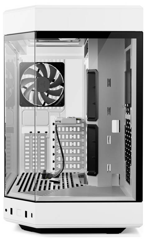 Tour midi HYTE Y60 Tempered Glass Boîtier PC blanc