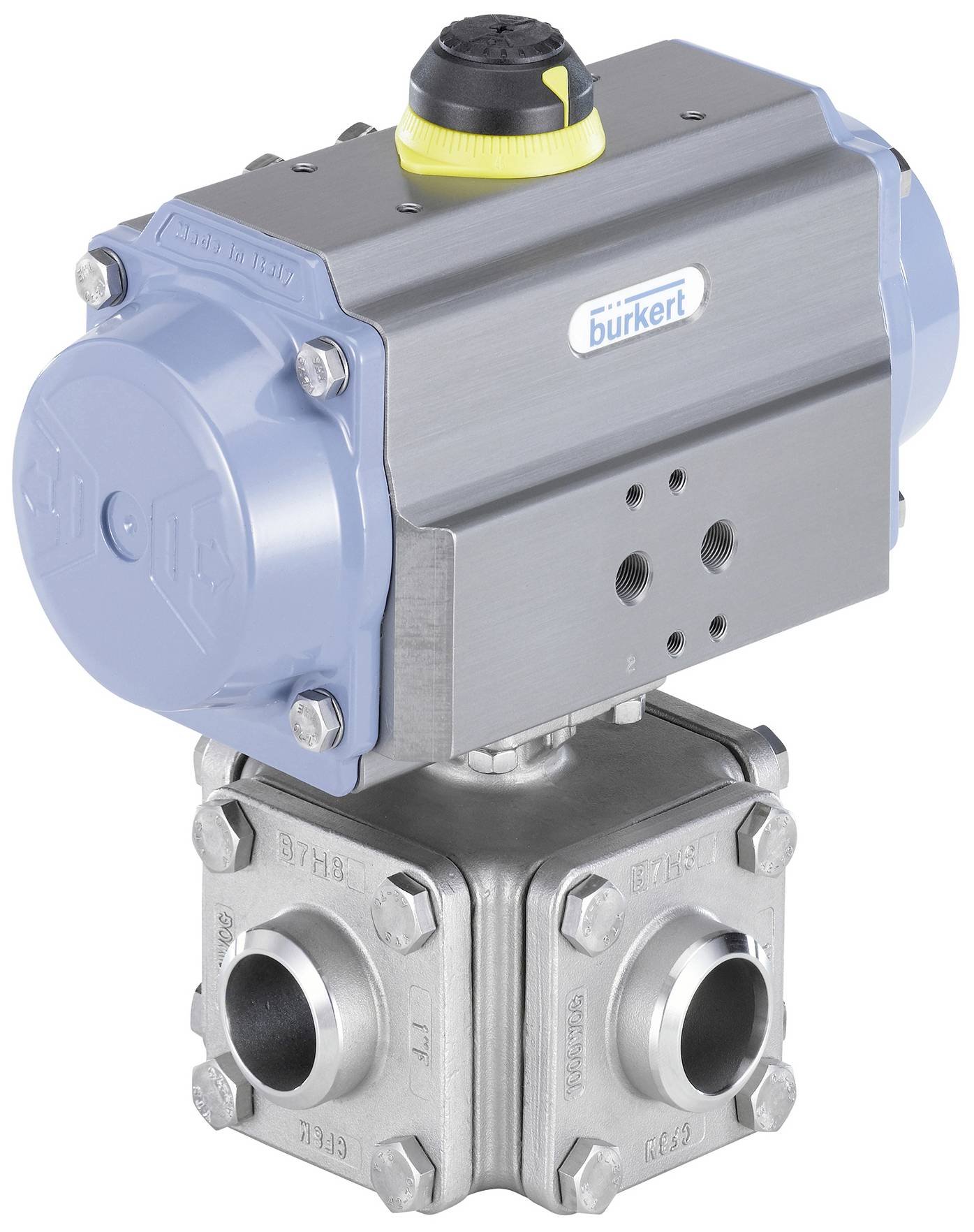 Bürkert Vanne à boisseau sphérique à unité d'entraînement 217273 8805 1 pc(s)