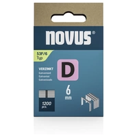Novus Tools 042-0788 Agrafes fil plat Type 53F 1200 pc(s) Dimensions (L x l) 6 mm x 11.3 mm Novus Tools 042-0788 Agrafes fil plat Type 53F 1200 pc(s) Dimensions (L x l) 6 mm x 11.3 mm