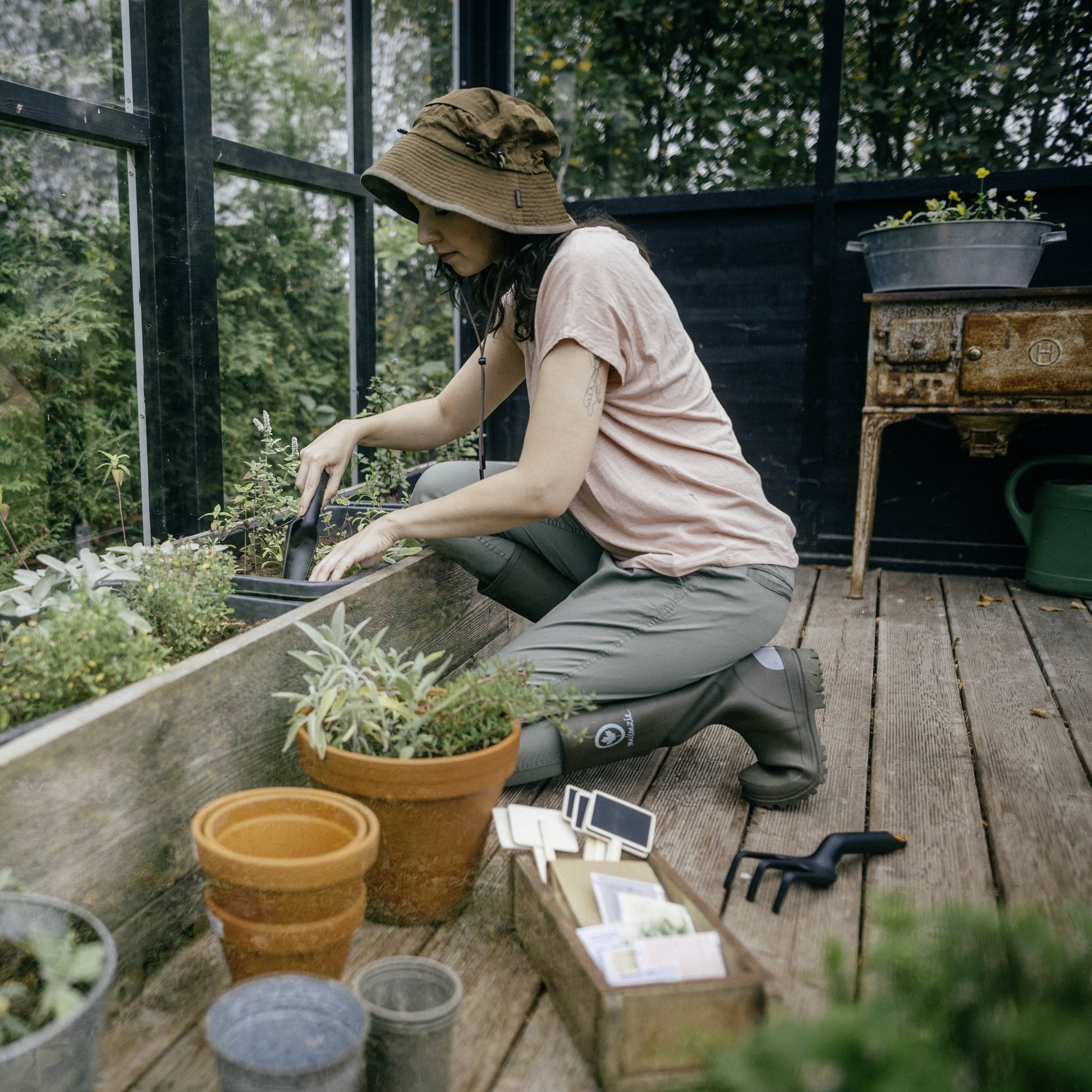 Fiskars 1072101 Transplantoir étroit