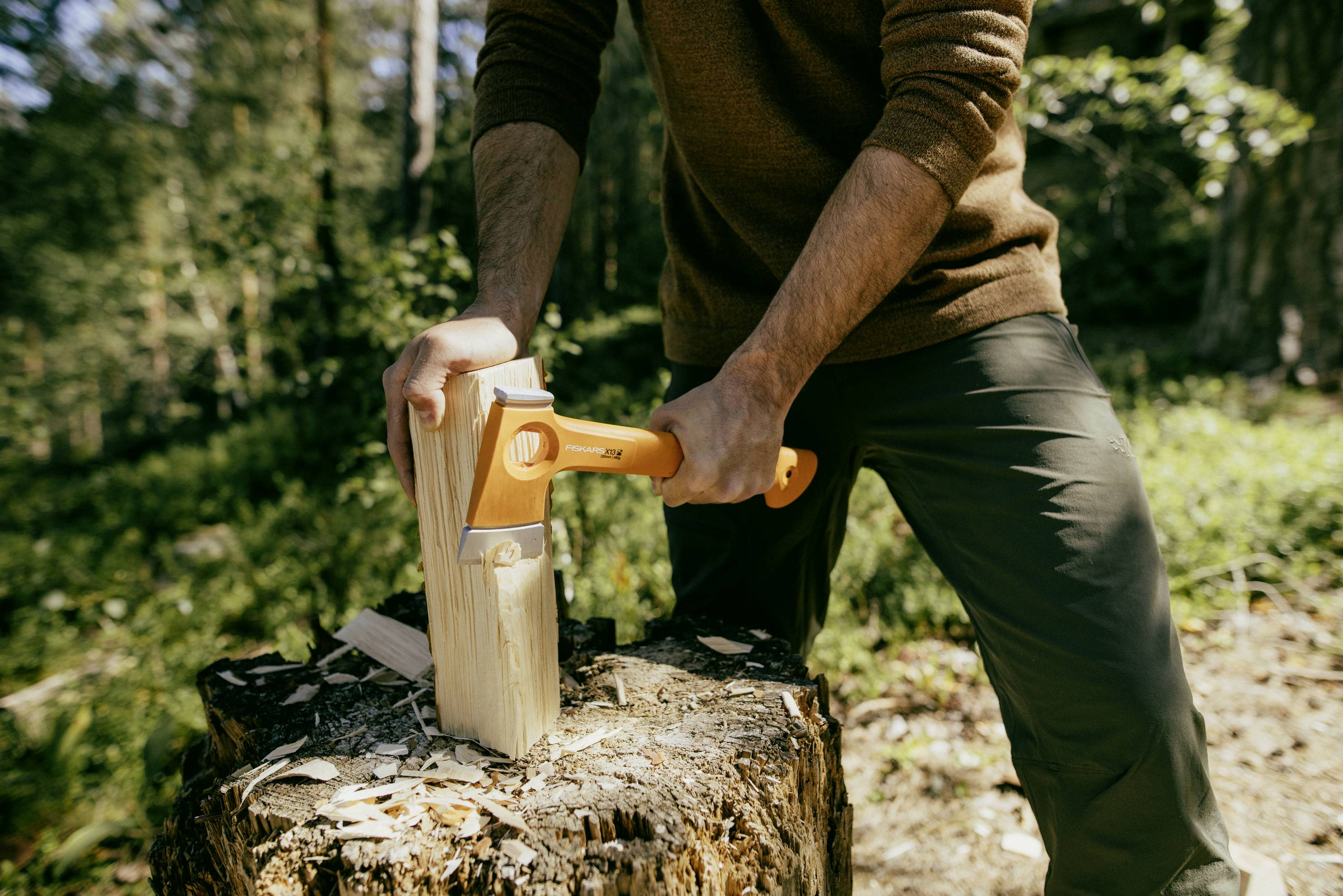 Fiskars 1069101 Hache 332 mm 480 g Poids de la tête 325 g