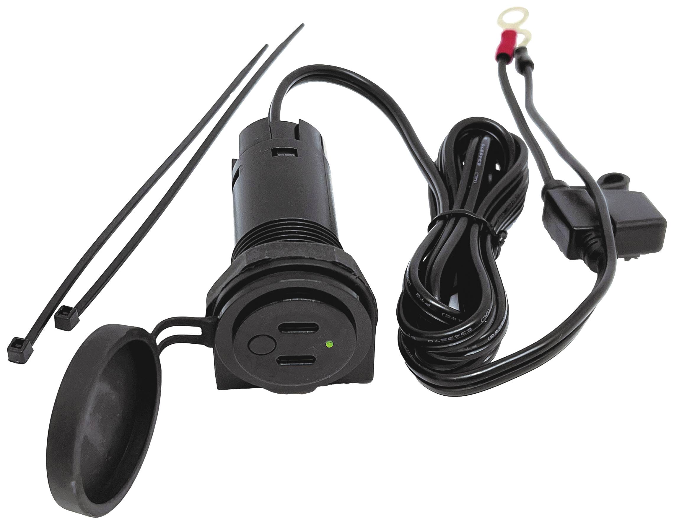 BAAS Prise de courant USB double 3,6A 12/24 V