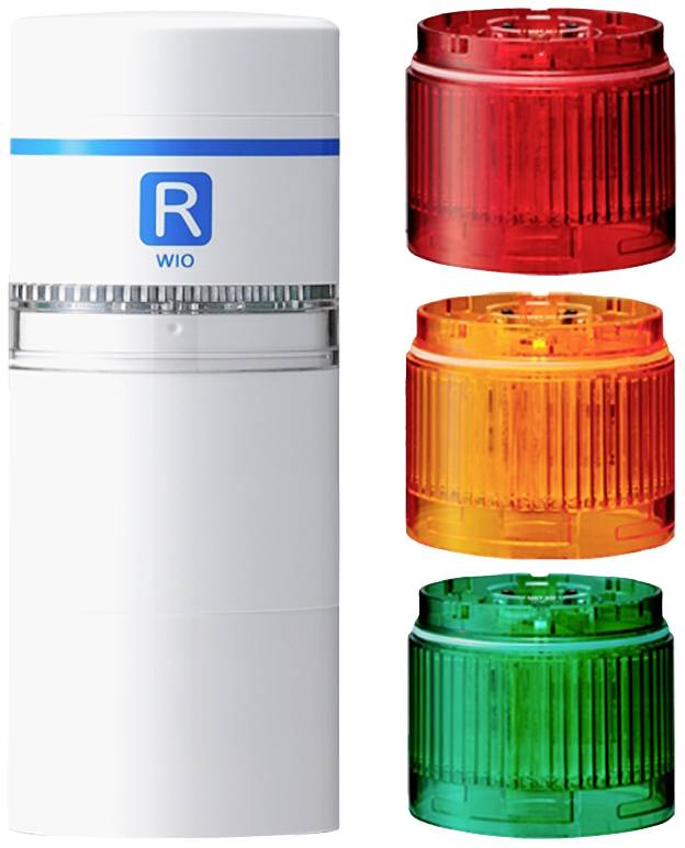 Patlite Colonne de signalisation WIO-B1R-RYG WIO Bluetooth rouge, ambré, jaune 1 pc(s)