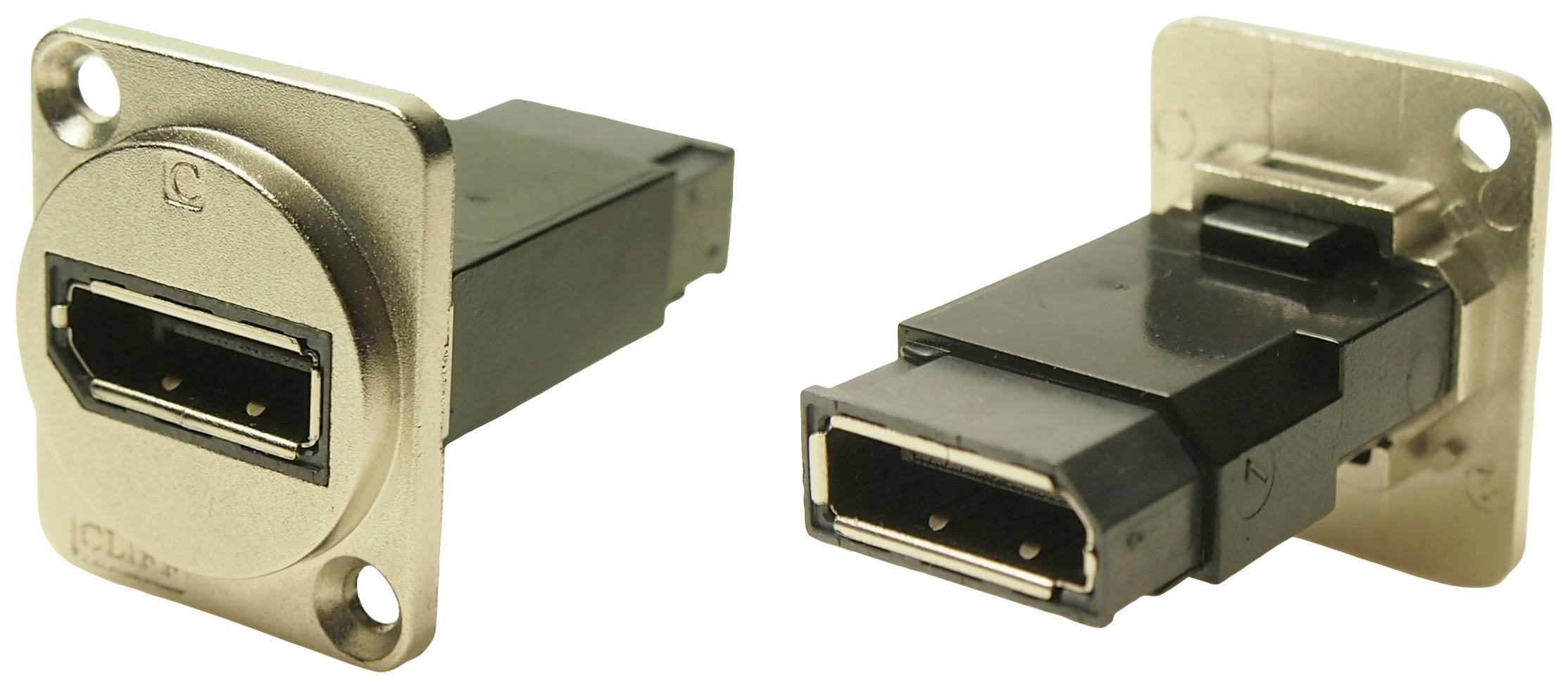 FT METAL DISPLAYPORT F-F M3 Adaptateur/prolongateur, embase femelle DisplayPort femelle - DisplayPort femelle CP30233M3 Cliff