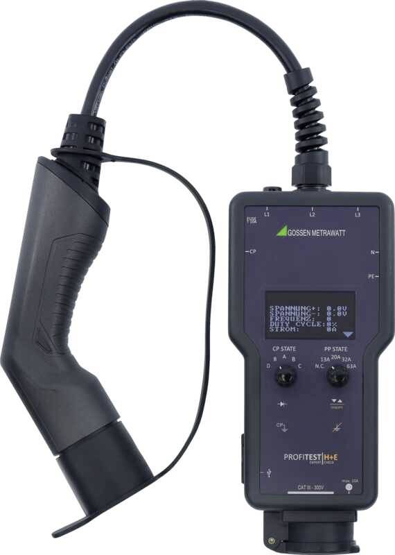 Gossen Metrawatt PROFiTEST H+E EXPERT CHECK Adaptateur de mesure, Testeur VDE, Testeur de sécurité Norme VDE 0122, 0105, 0100