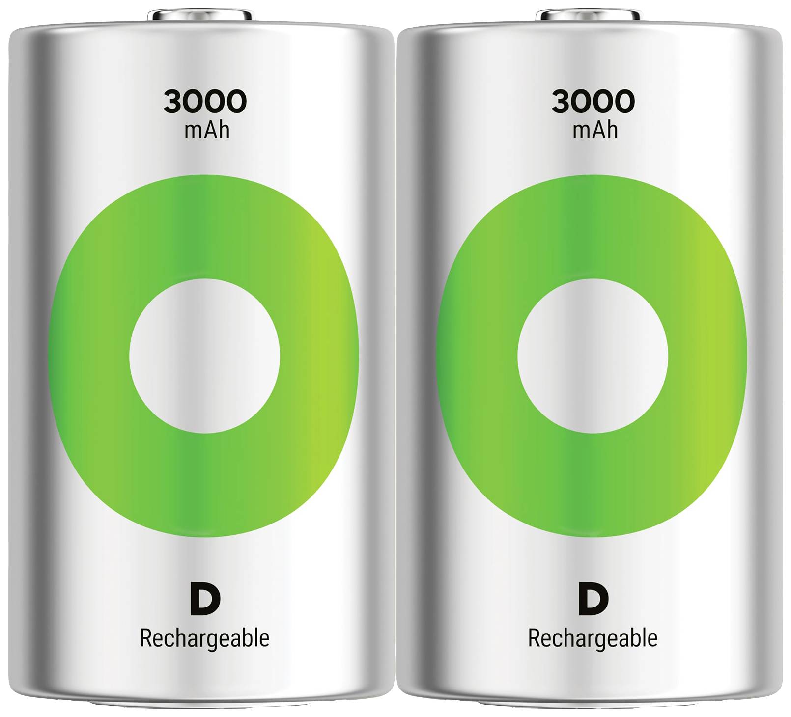 GP ReCyko Pile rechargeable LR20 (D) NiMH 3000 mAh 1.2 V 2 pc(s)