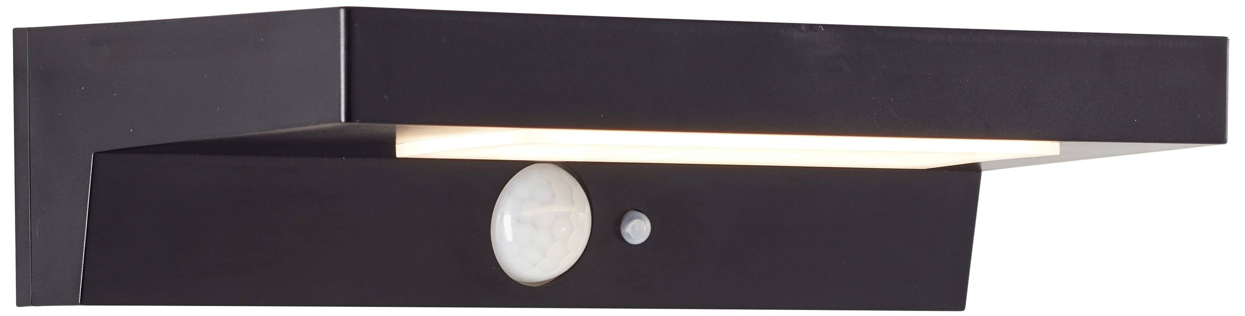 Brilliant Barker G40415/06 Applique solaire extérieure avec détecteur de mouvement LED 3 W noir