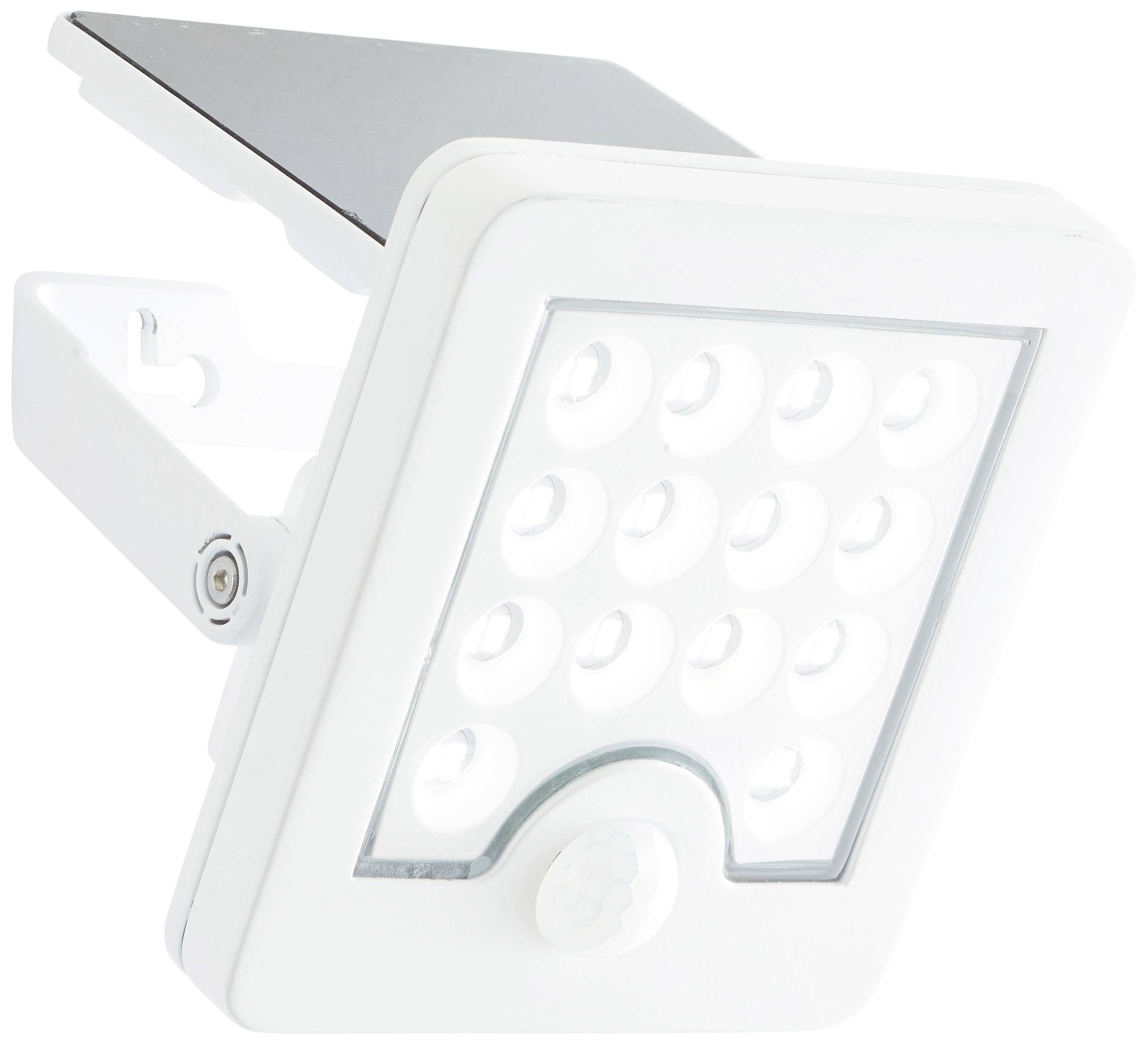 Brilliant Luton G40420/05 Applique solaire extérieure avec détecteur de mouvement LED 4 W blanc
