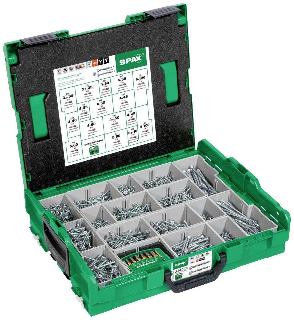 SPAX 5000009161019 Assortiment de vis combinées 1 set