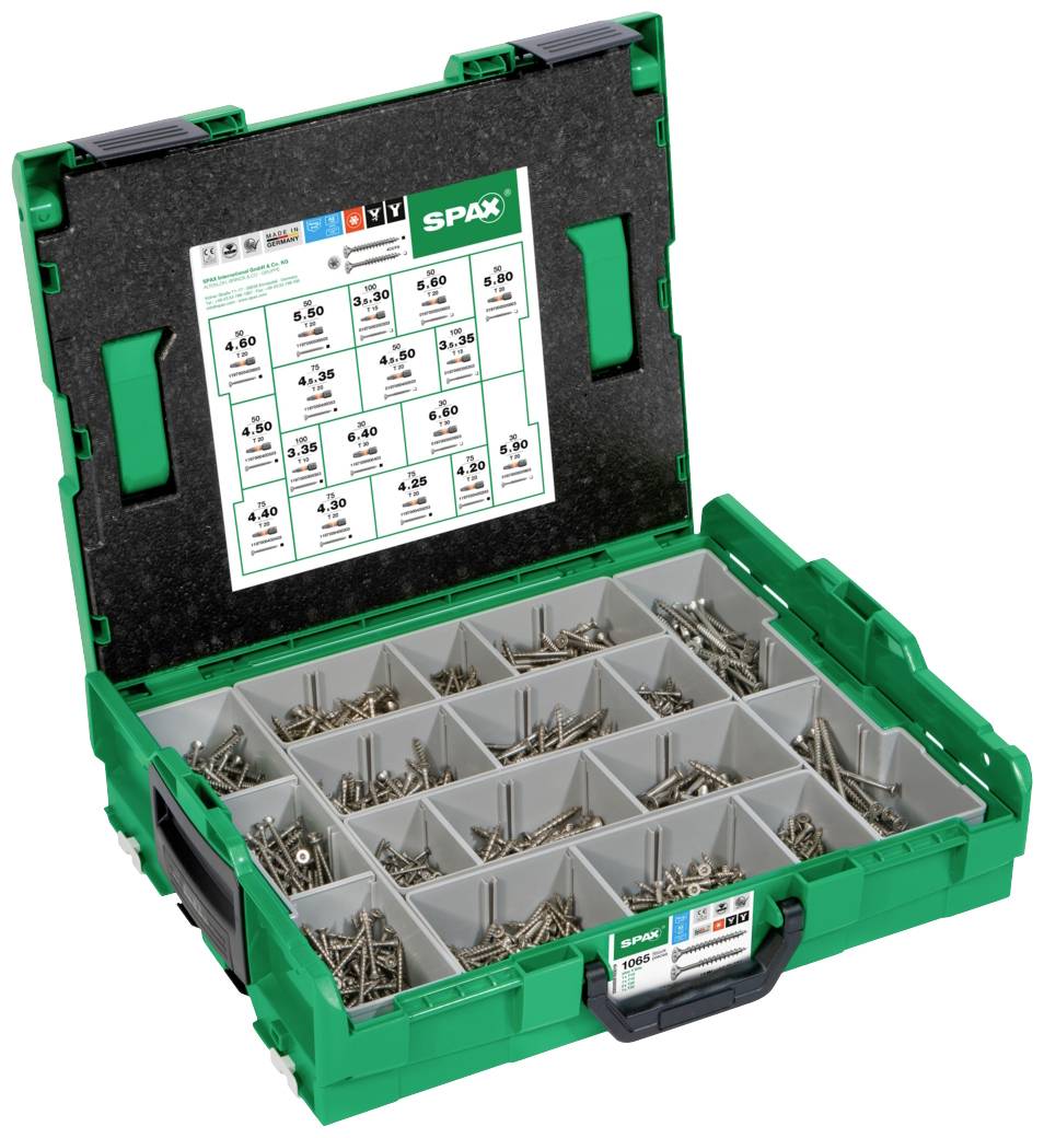SPAX 5000009165019 Assortiment de vis combinées 1 set