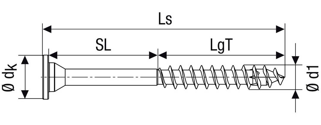 SPAX 0251010500775 Vis à bois 5 mm 77 mm T-STAR plus acier WIROX 150 pc(s)