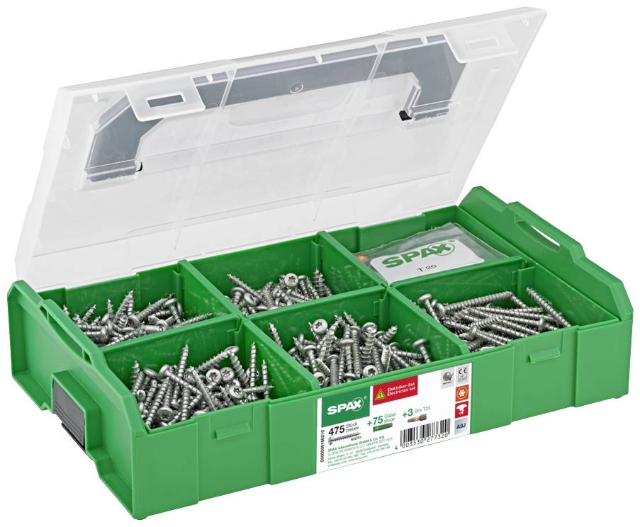 SPAX 5000009160219 Assortiment de vis combinées 1 set