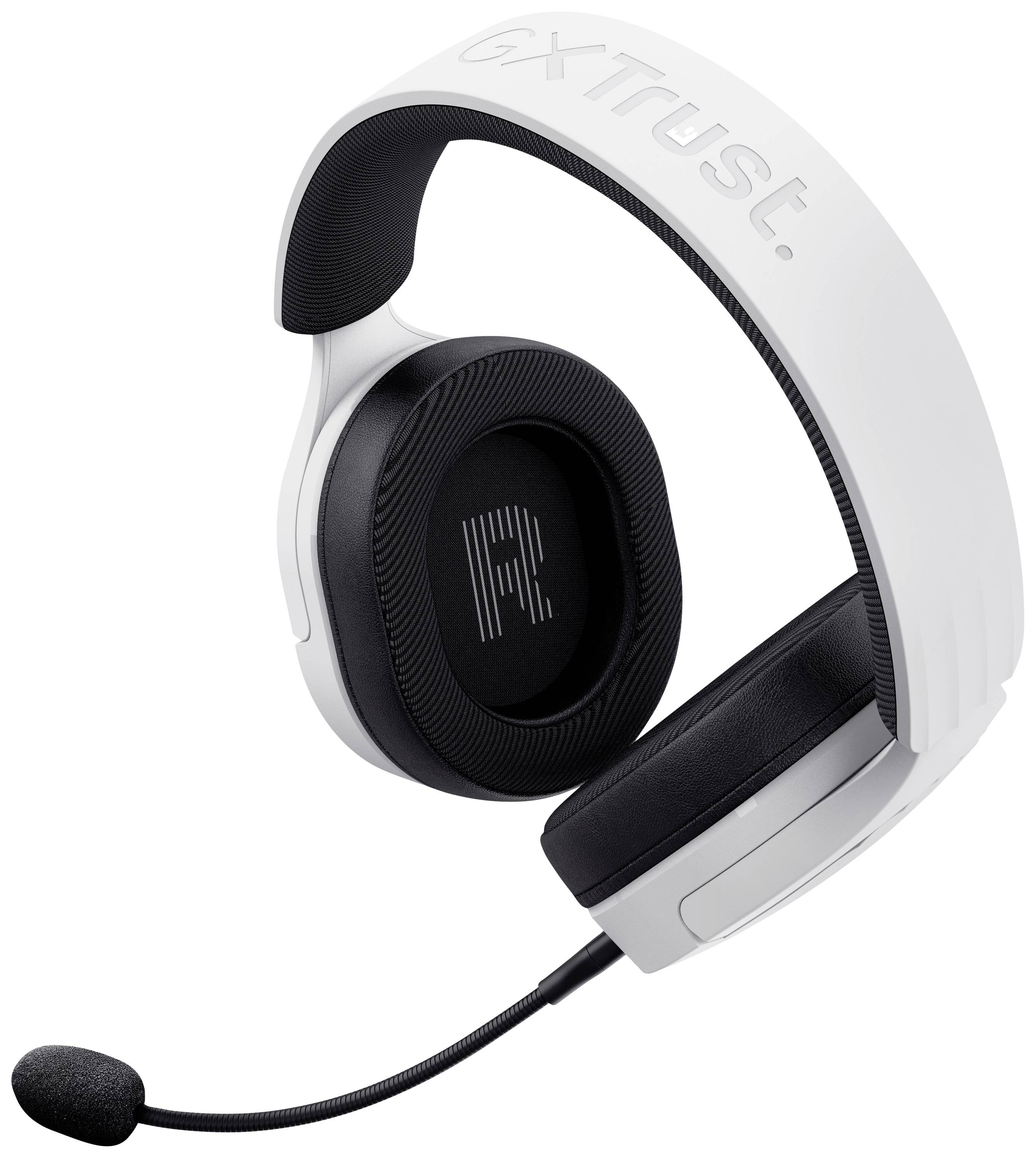 Trust GXT491 FAYZO Micro-casque supra-auriculaire Bluetooth Virtual Surround blanc son surround, mise en sourdine du microphone