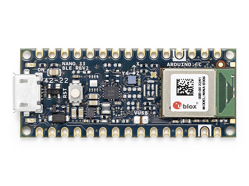 Arduino ABX00071 Carte Nano 33 BLE Rev2 Nano ARM® Cortex®-M4