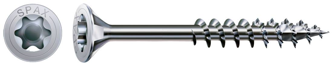 SPAX 0191010450455 Vis à bois 4.5 mm 45 mm T-STAR plus acier WIROX 500 pc(s)