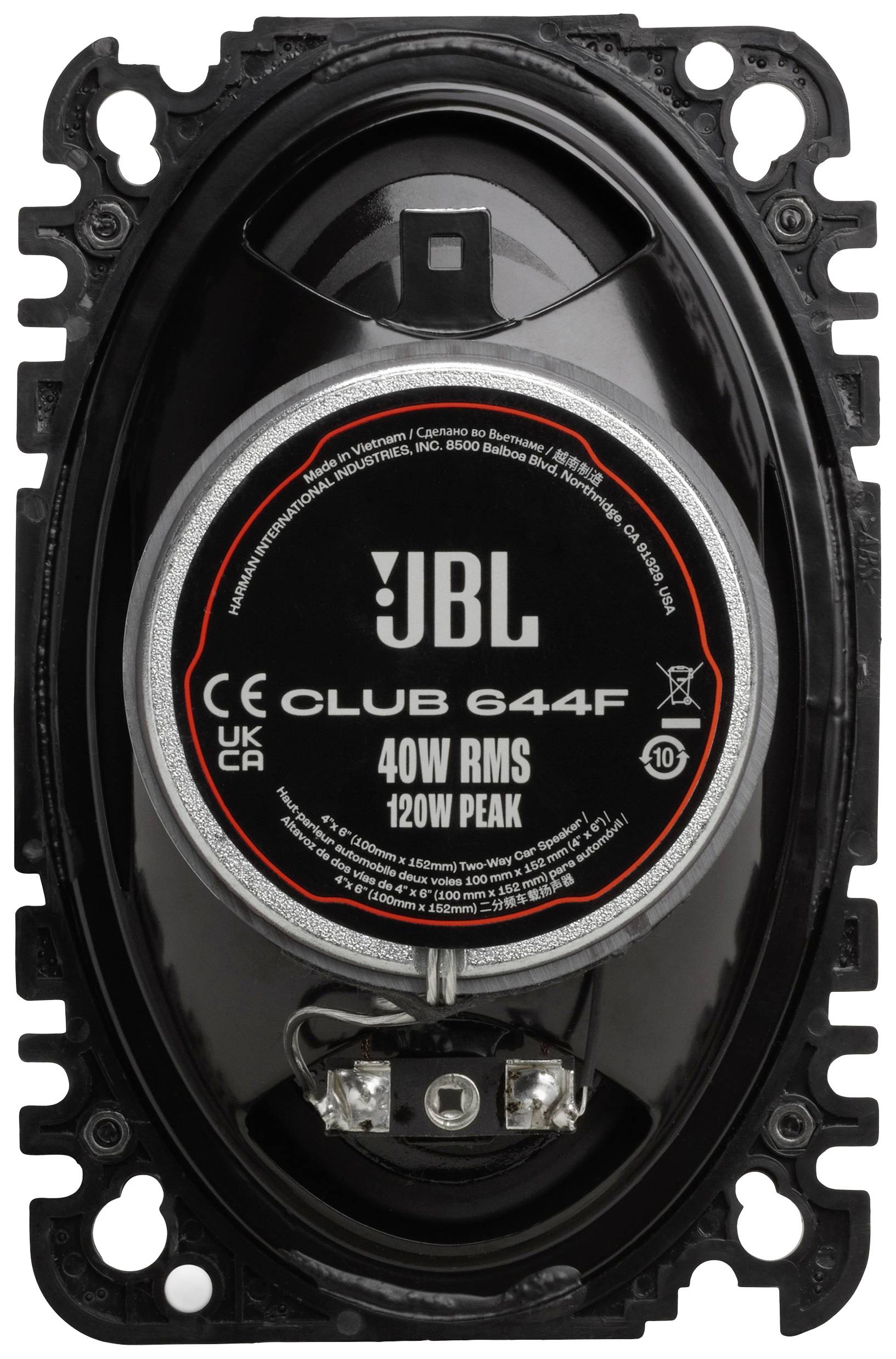 JBL Club 644F Haut-parleur coaxial 2 voies à encastrer 120 W Contenu: 2 pc(s)