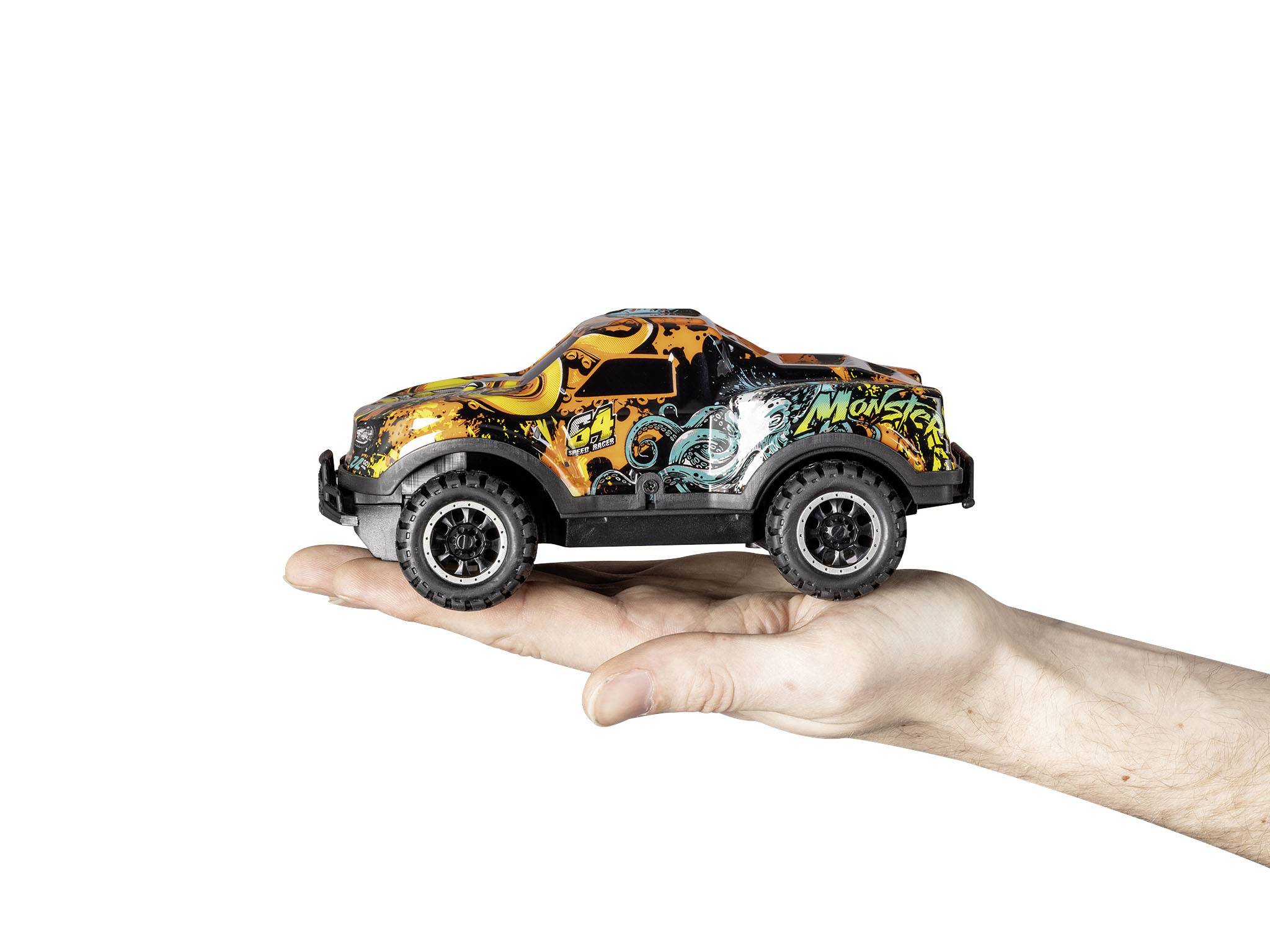 Revell Control 24682 Ghost Driver 1:22 Véhicule RC débutant électrique Voiture de tourisme avec effet lumineux