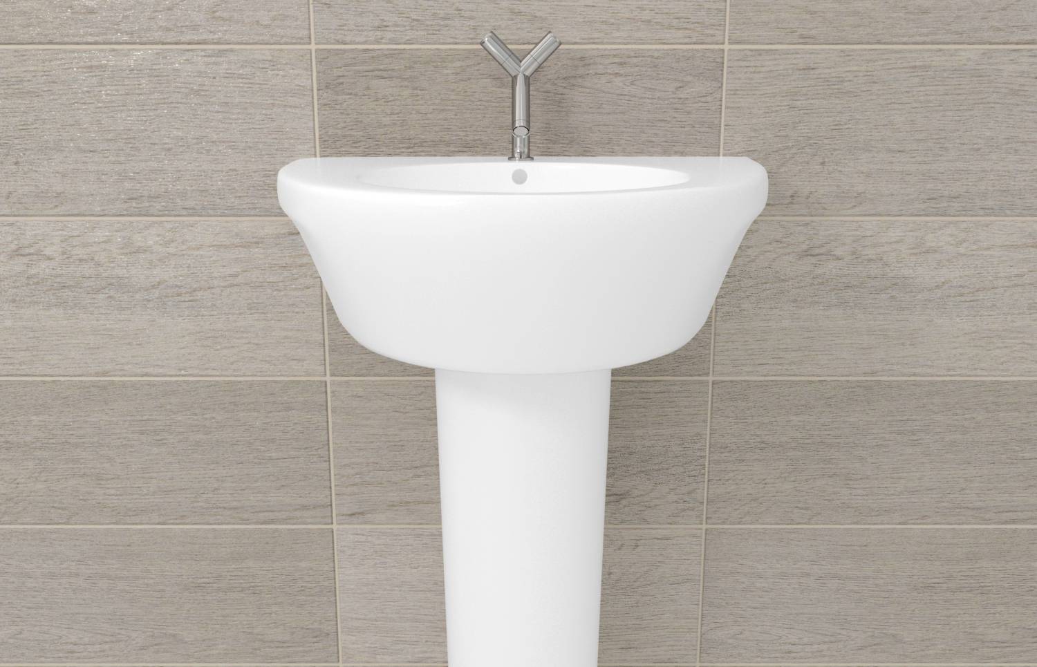 Fischer 045494 WST 140 K NV Fixation de lavabo 75 mm 1 set