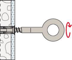 Fischer Vis à œillet fischer GS 8 x 80 1 set
