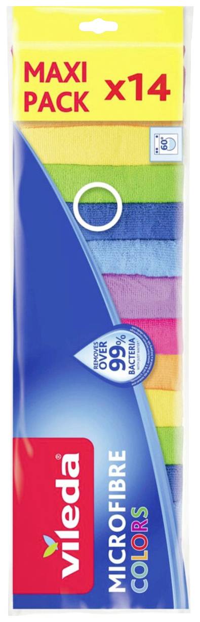 Vileda MICROFIBRE COLORS MEGAPACK 14 173741