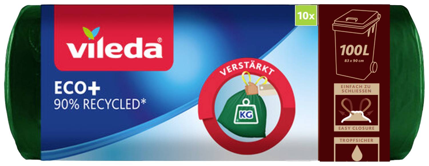 Vileda ECO+ 100L 172182 Sac poubelle 100 l 10 pc(s)